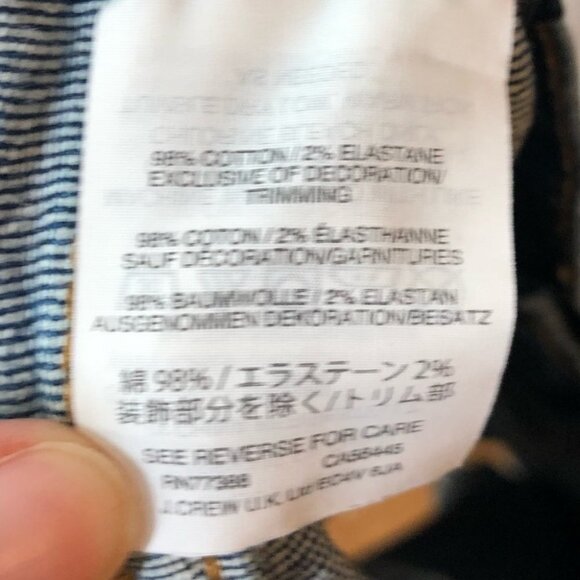 MADEWELL High-Rise Denim Shorts in Glenoaks Wash: Cutoff Edition Size 26 - Picture 6 of 8